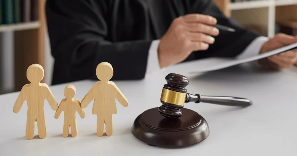 Illustration : représentation de la famille et documents juridiques