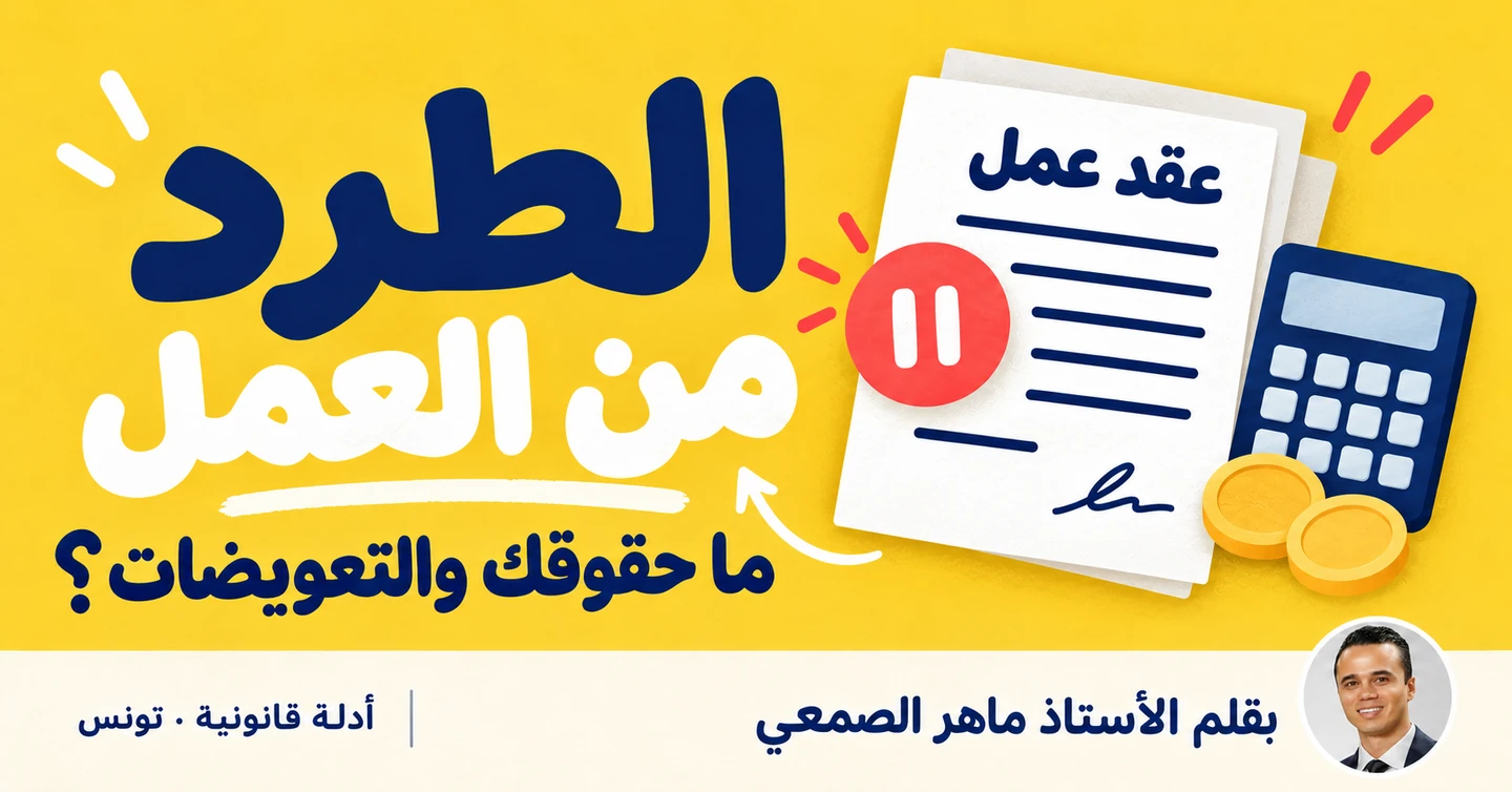 الطرد والتعويضات في تونس: افهم حقوقك قبل حساب المبلغ
